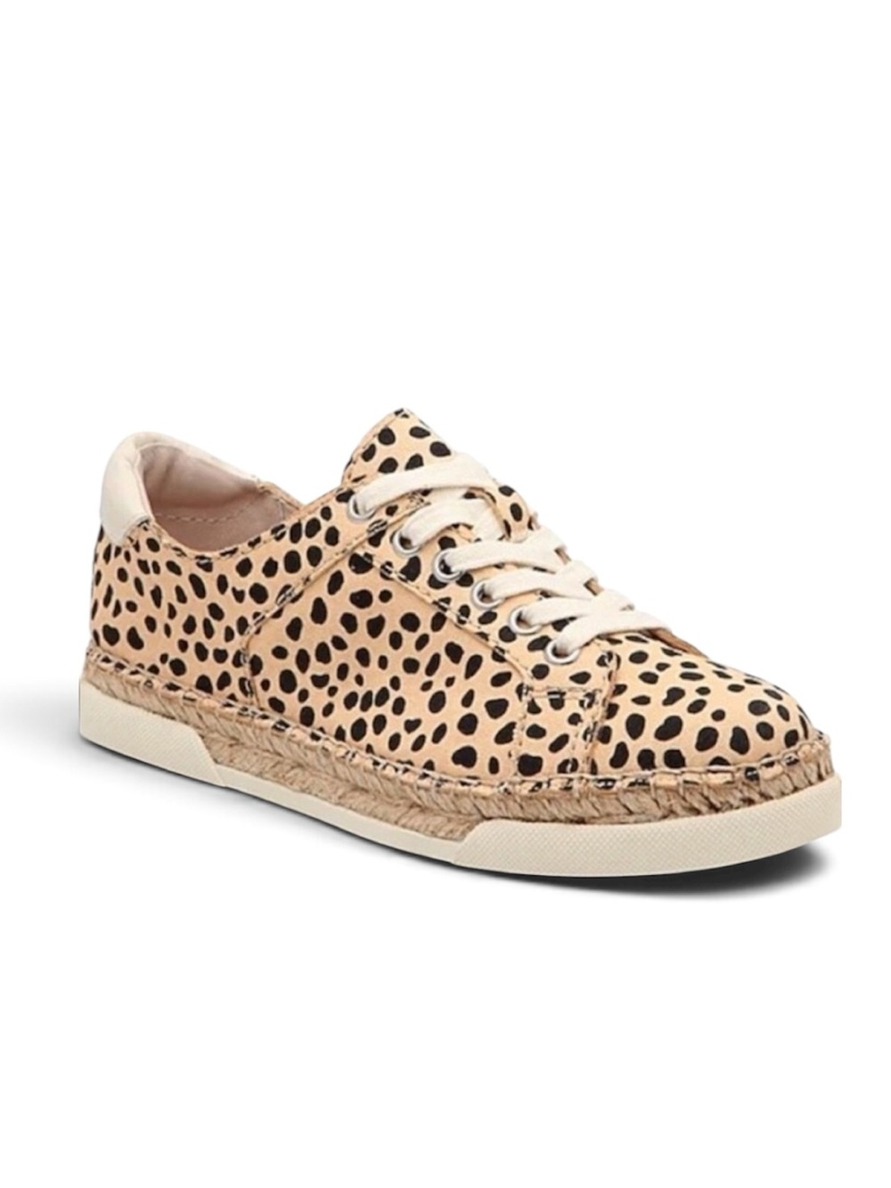 Dolce Vita Morris Espadrille Sneaker in Cheetah Print Size 7.5 NEW (Flawed)